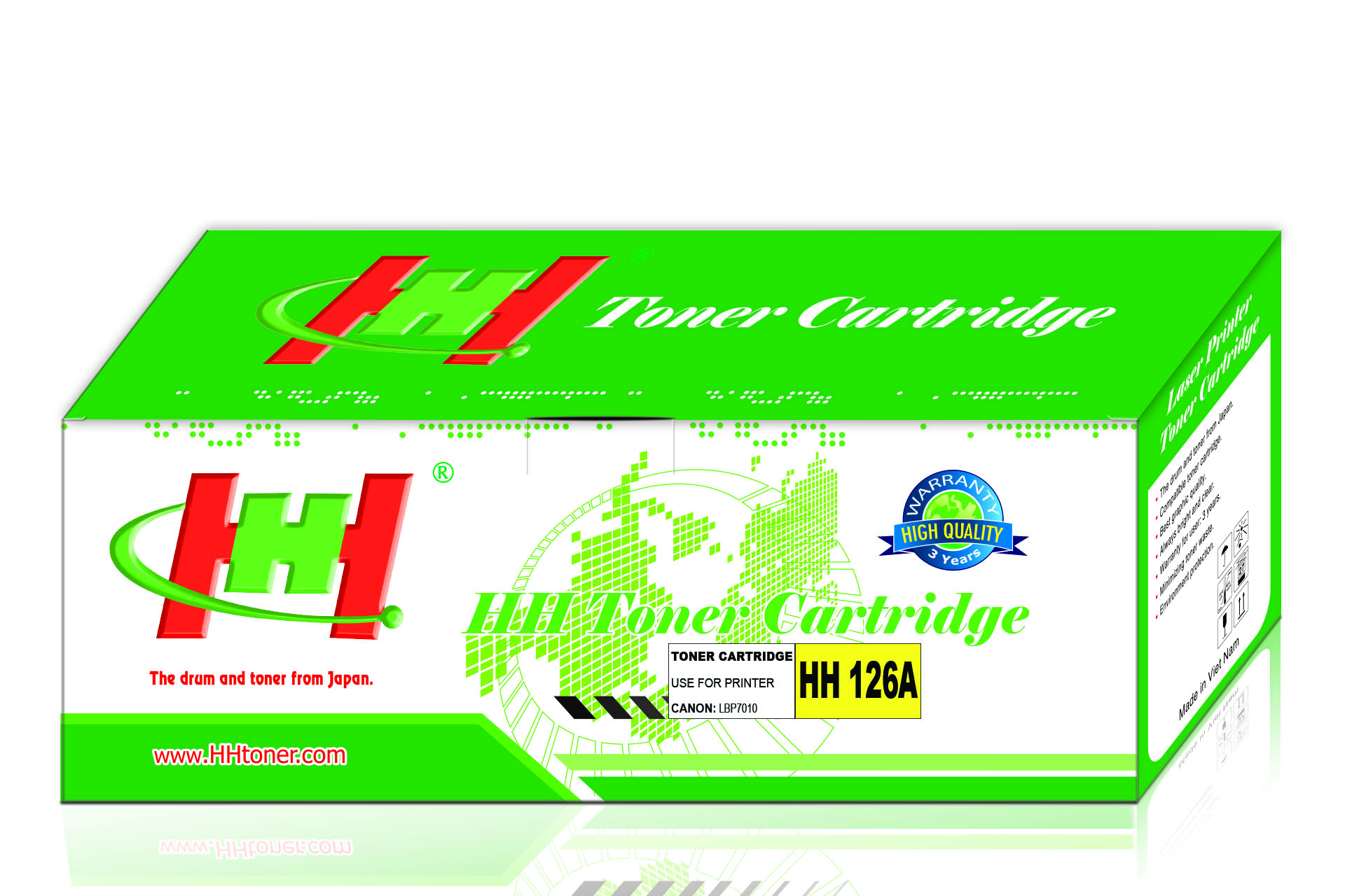 Mực in laser màu Canon Cartridge 329Y (Tacohi 126A) Yellow